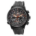 Citizen Men's Eco Drive Navihawk A-T Black Rubber Strap Watch